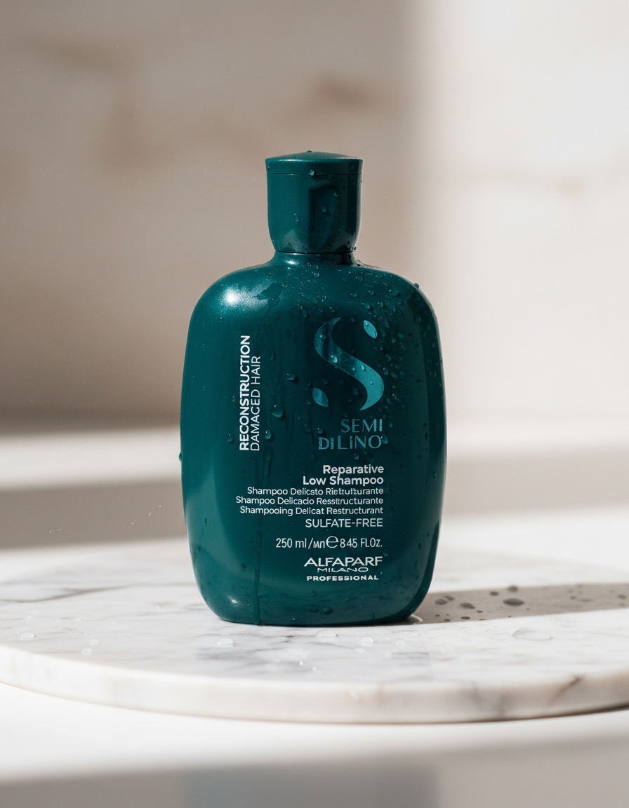 Alfaparf Milano SEMI DI LINO RECONSTRUCTION reparative low shampoo 250 ml - Afbeelding 2