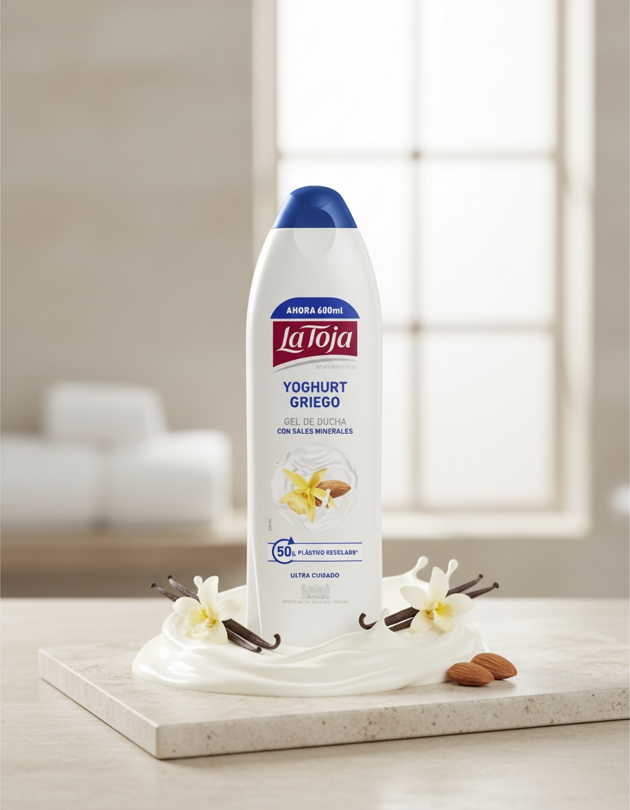 La Toja GREEK YOGHURT shower gel cream 600 ml - Afbeelding 2