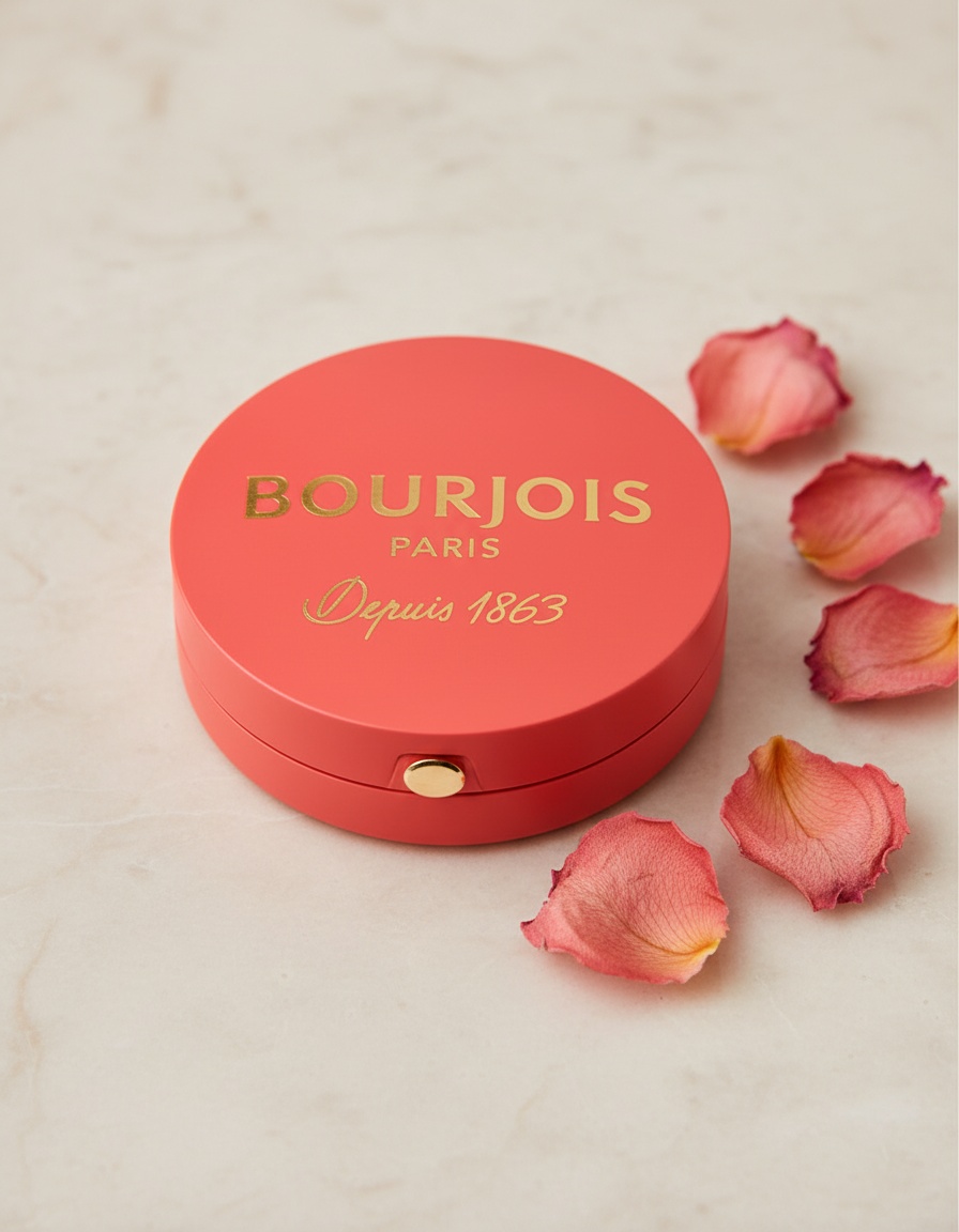 Bourjois LITTLE ROUND pot blusher powder #18 Rouge Ravissant 2.5 gr