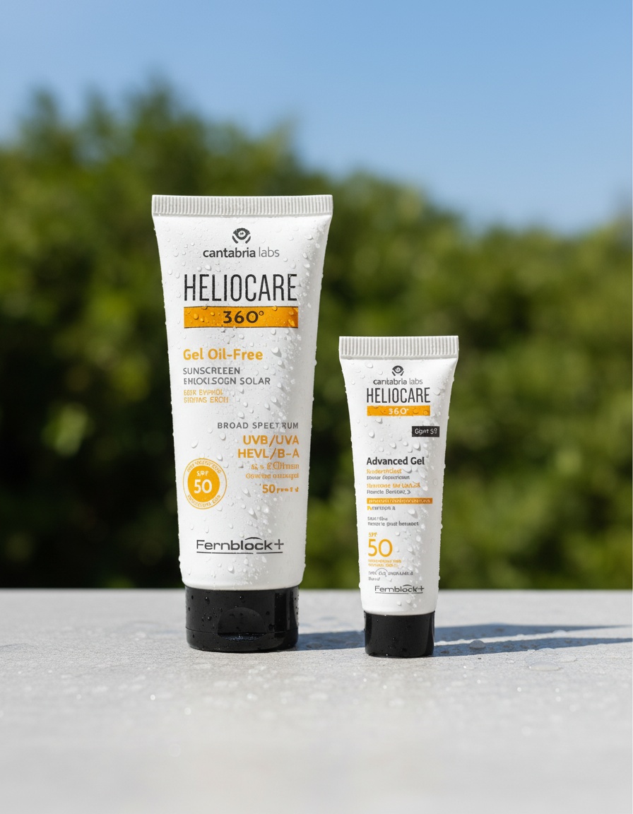 HELIOCARE 360º OIL-FREE GEL SPF50 CASE 2 pcs - Afbeelding 2
