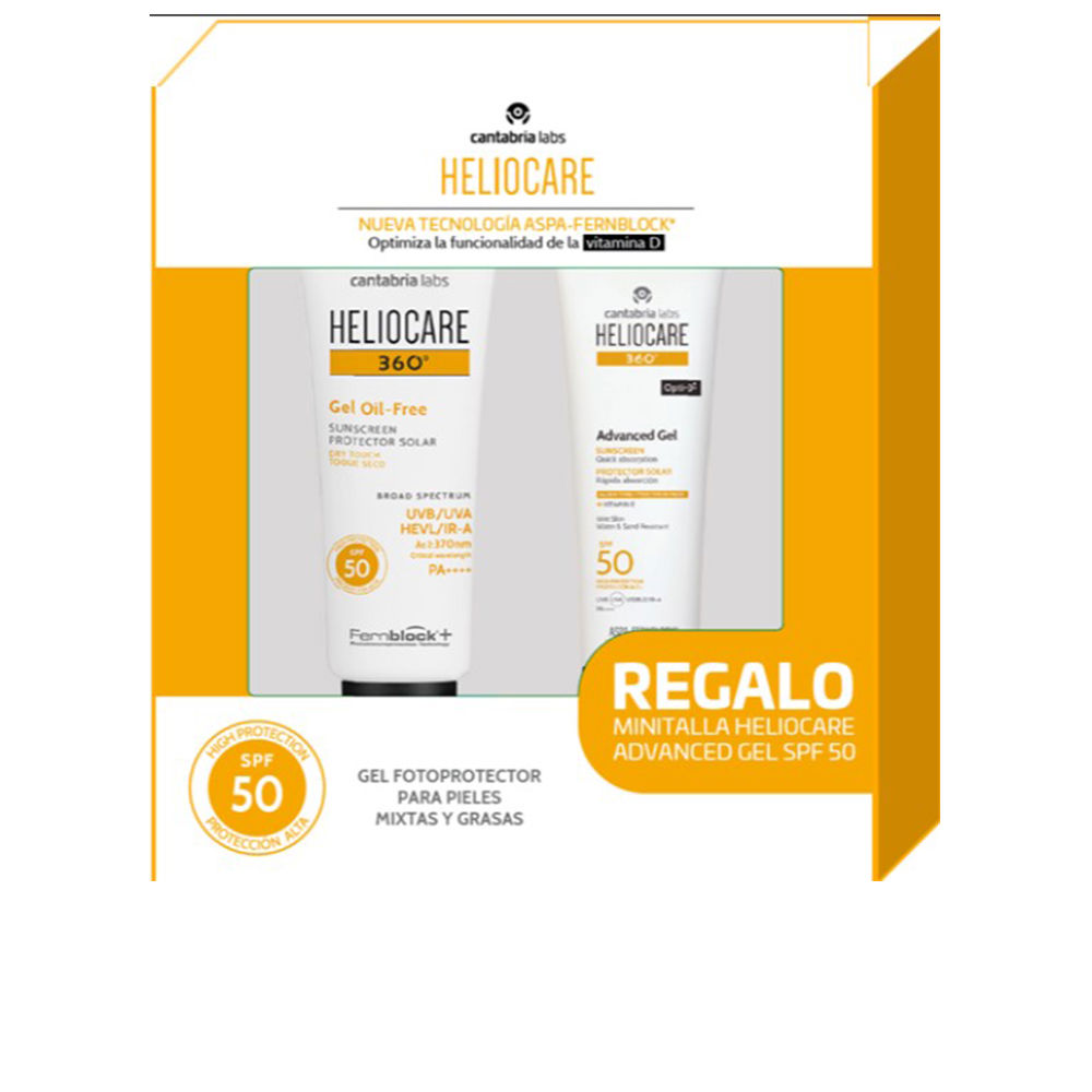 HELIOCARE 360º OIL-FREE GEL SPF50 CASE 2 pcs