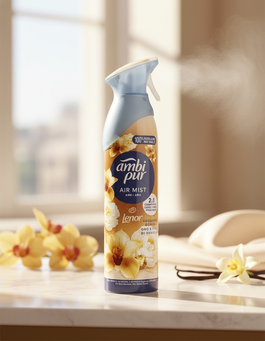 Ambi pur AIR MIST air freshener #golden orchid spray 185 ml - Afbeelding 2