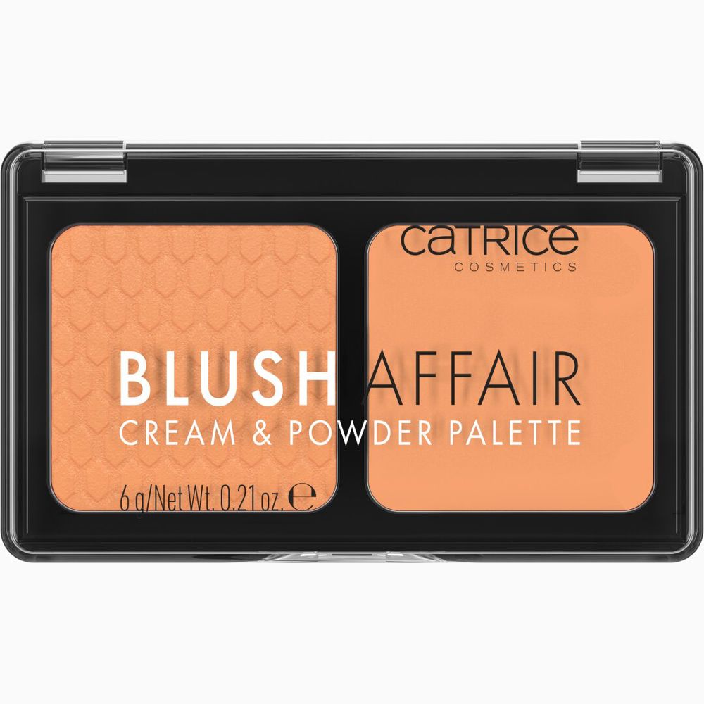 Catrice BLUSH AFFAIR blush palette in powder and cream #030-Absolute Apricot 6 gr
