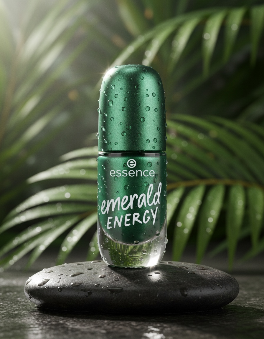Essence GEL NAIL COLOUR nail polish #73-Emerald Energy 8 ml - Afbeelding 2