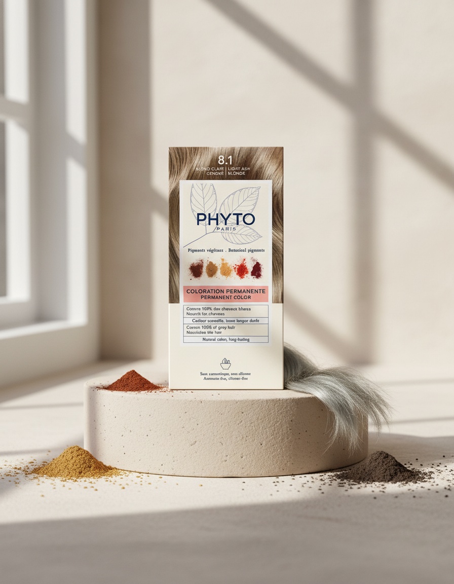 PHYTOCOLOR #8.1-Light Cendre Blonde 4 u - Afbeelding 2