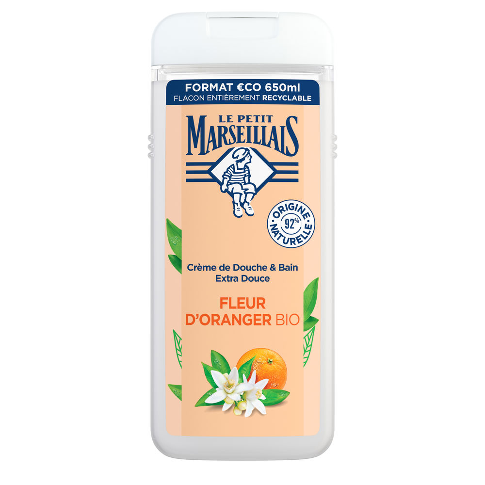 LE PETIT MARSEILLAIS orange blossom bath gel 650 ml