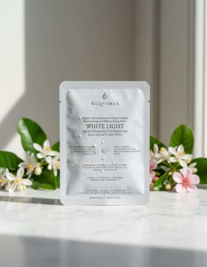 Alqvimia ESSENTIALLY BEAUTIFUL WHITE LIGHT facial mask 1 u - Afbeelding 2