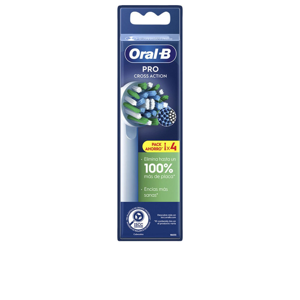 Oral-b CROSS ACTION heads #white 4 u
