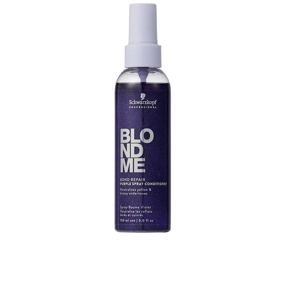 Schwarzkopf BLONDME BOND REPAIR acondicionador morado spray 150 ml