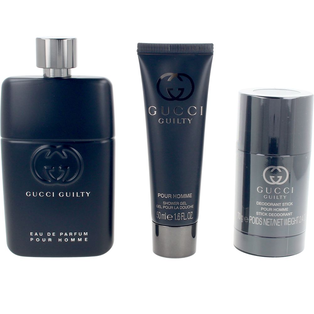 GUCCI GUILTY POUR HOMME CASE 3 pcs