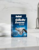 GILLETTE SENSOR EXCEL charger 10 refills