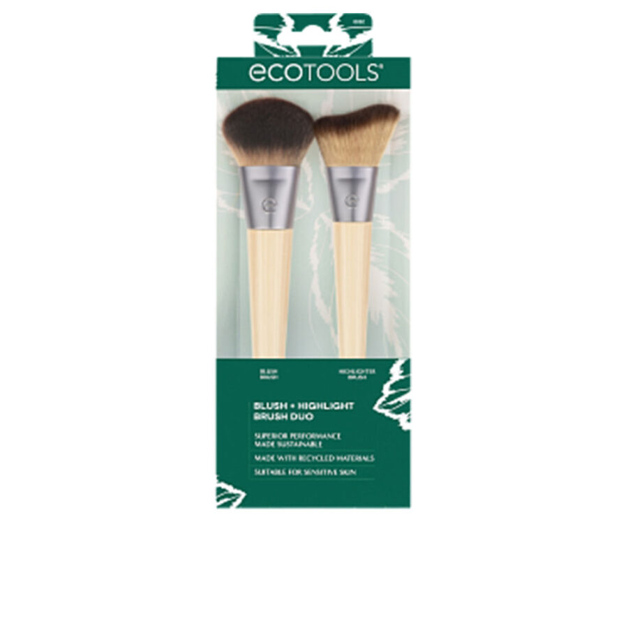 Ecotools BLUSH + HIGHLIGHT brush duo 1 u