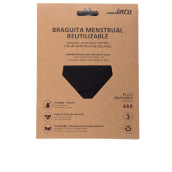 MENSTRUAL PANTIES super absorption #black size XL 1 unit