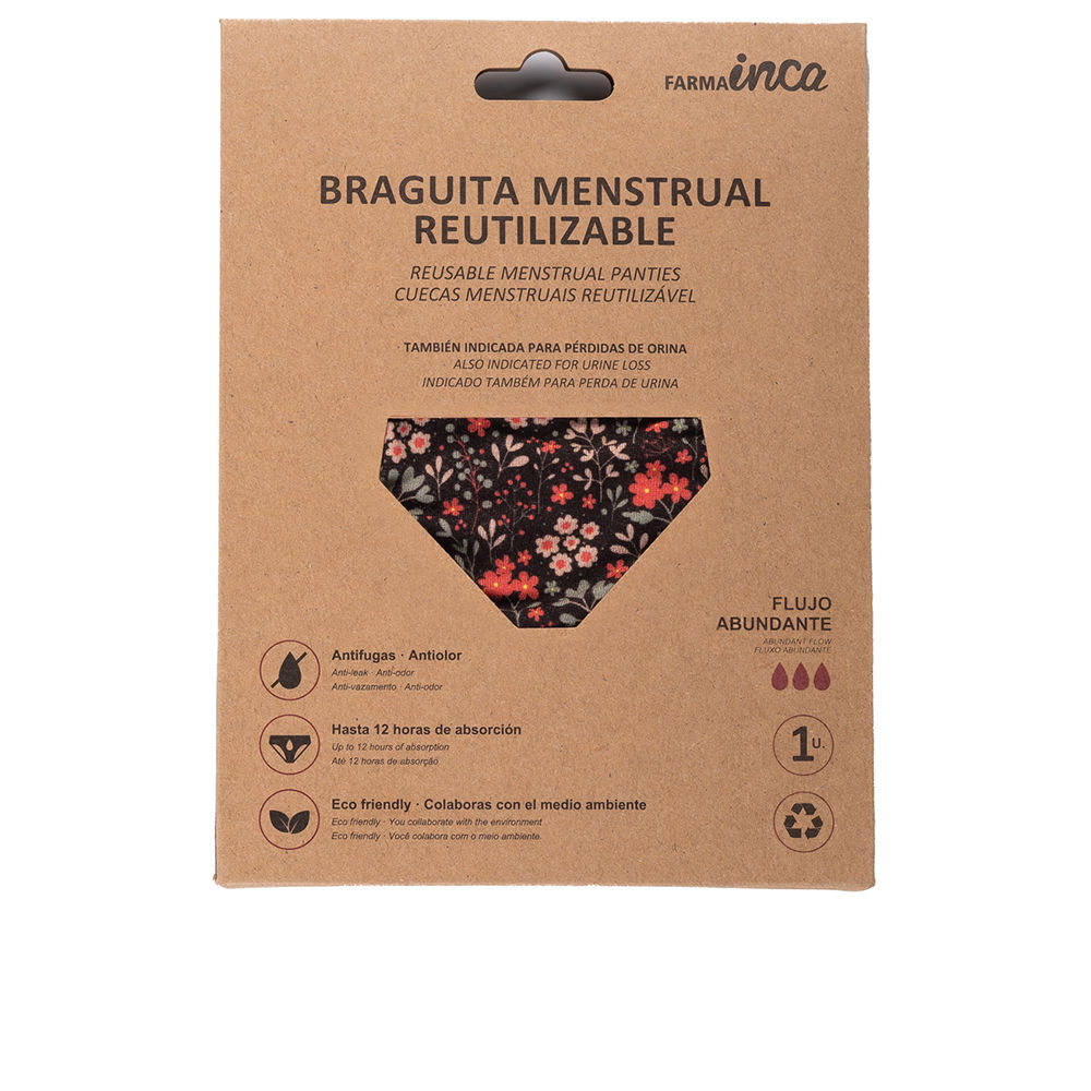 Inca MENSTRUAL PANTIES super absorption #flowers size L 1 unit