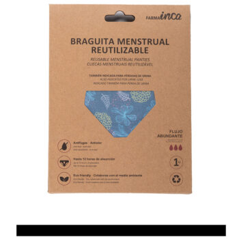 Inca MENSTRUAL PANTIES super absorption #blue size XS 1 unit