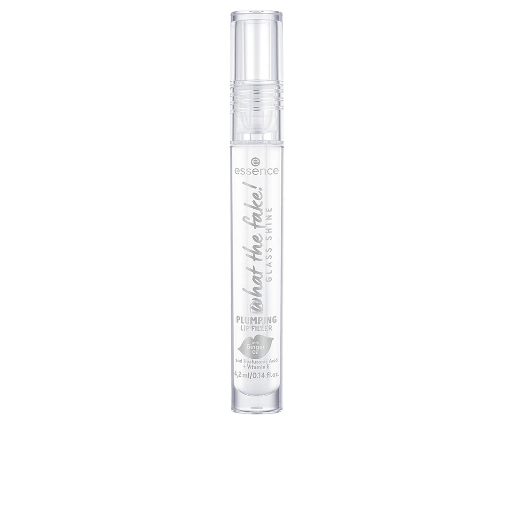 Essence WHAT THE FAKE! GLASS SHINE volumizing lip gloss #01-Oh So Glassy 4.2 ml