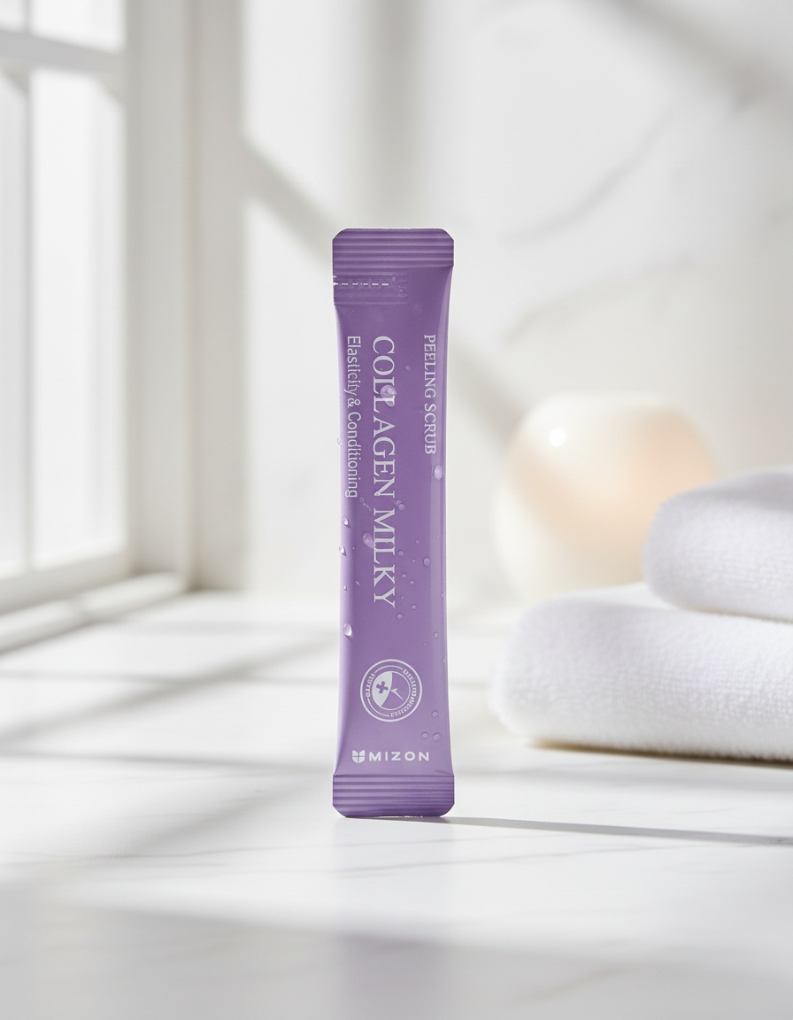 Mizon COLLAGEN MILKY peeling scrub 40 x 50 gr - Afbeelding 2