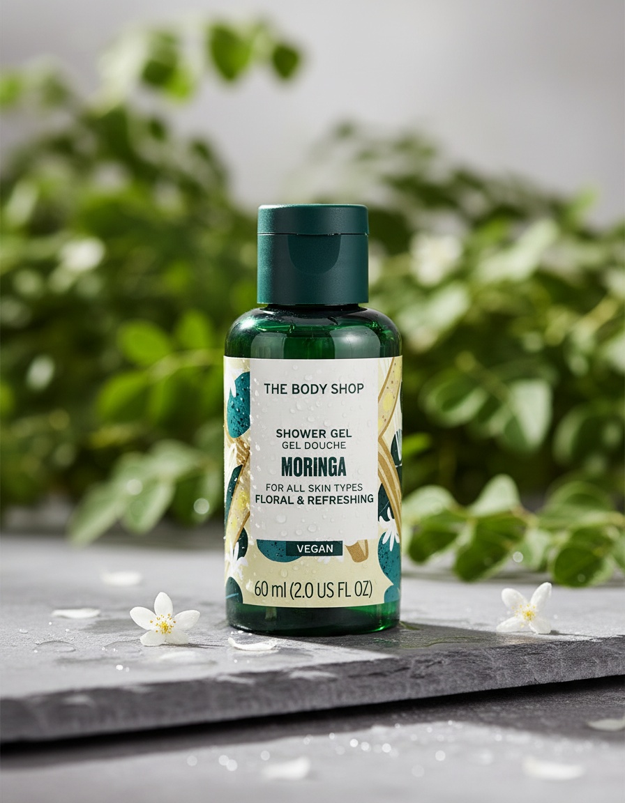 The body shop MORINGA shower gel 60 ml - Afbeelding 2