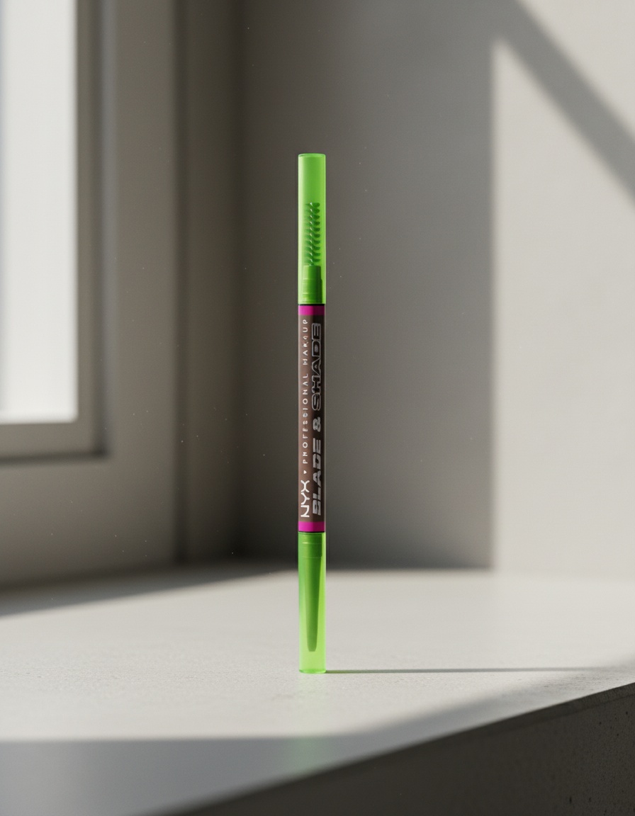 Nyx Professional Make Up BLADE & SHADE NANO eyebrow pencil #09-Brunette 1 unit - Afbeelding 2