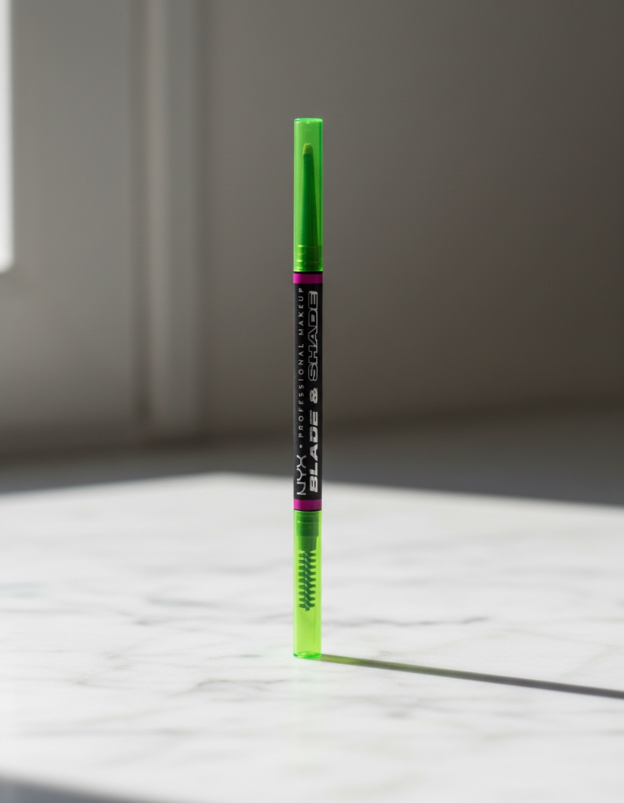 Nyx Professional Make Up BLADE & SHADE NANO eyebrow pencil #07-Ash Brown 1 unit - Afbeelding 2