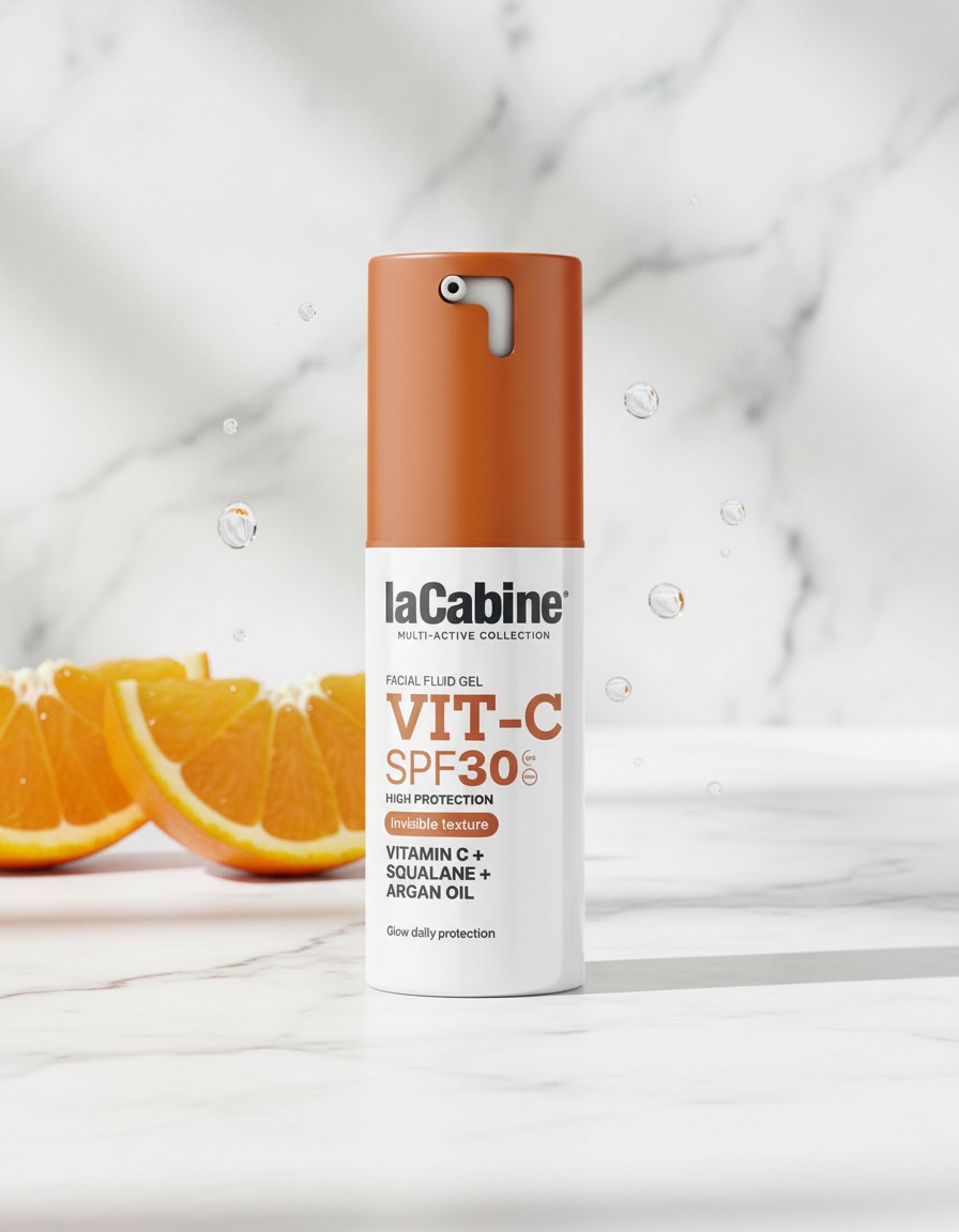 La Cabine VIT-C invisible facial fluid gel SPF30 30 ml - Afbeelding 2