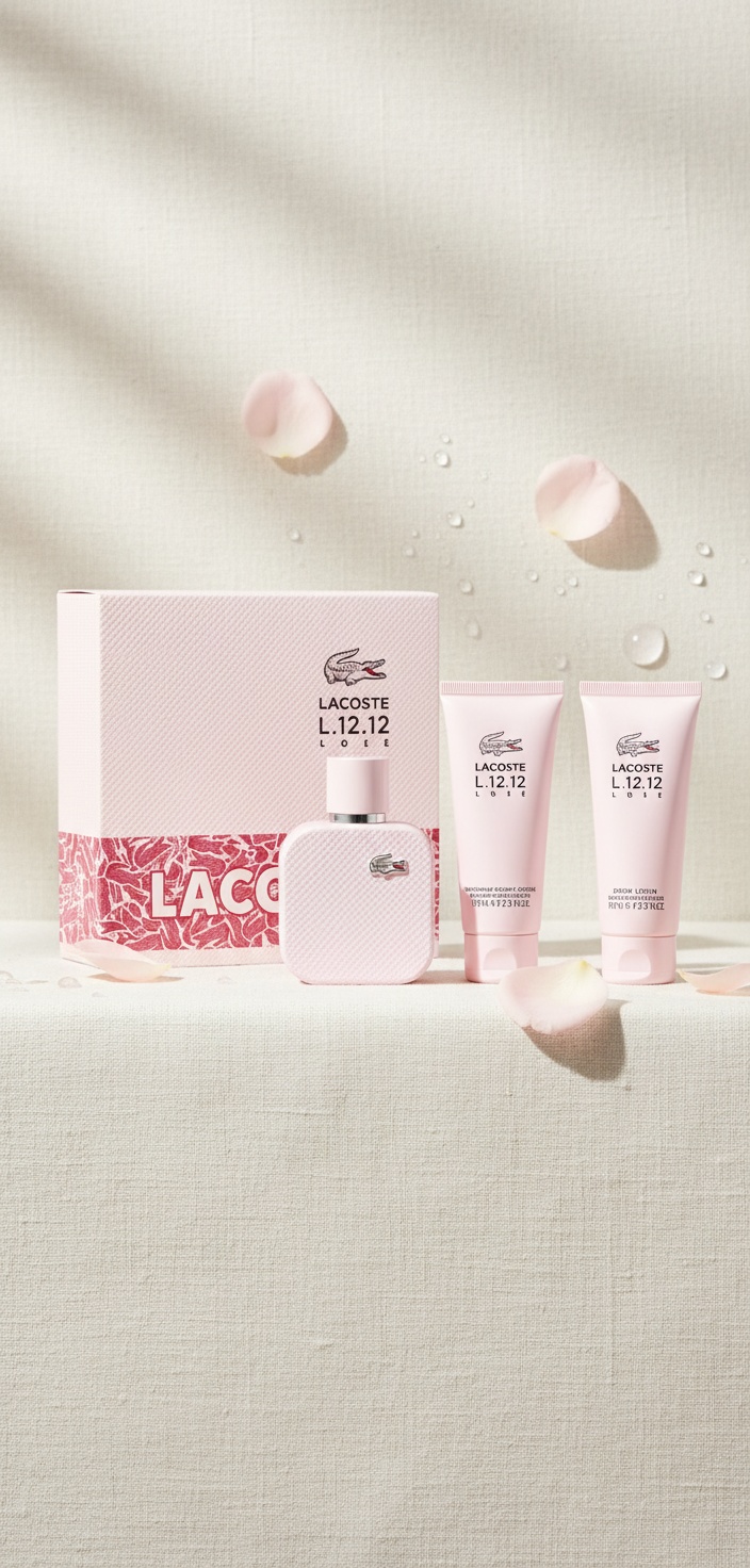 LACOSTE L.12.12 ROSE CASE 3 pcs - Afbeelding 2