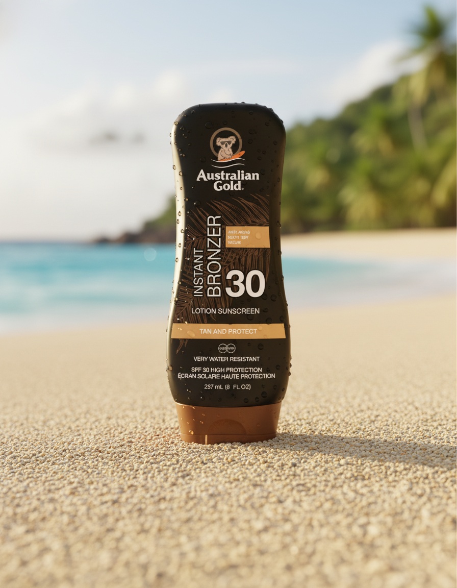 Australian Gold SUNSCREEN SPF30 lotion with bronzer 237 ml - Afbeelding 2