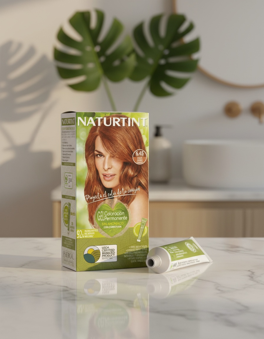 NATURTINT ammonia-free dye #6.45-Dark Amber Blonde 170 ml - Afbeelding 2