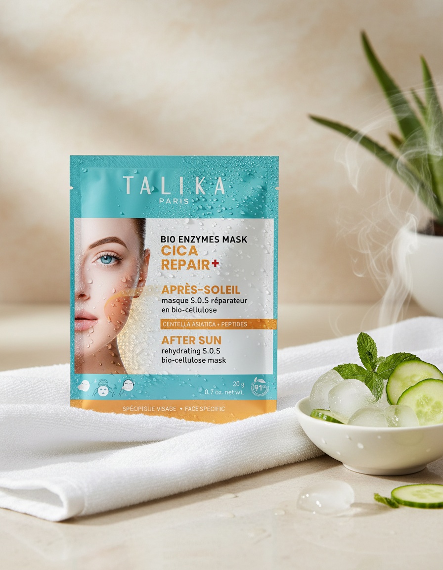 Talika BIO ENZYMES MASK CICA REPAIR+ AFTER SUN ultra-soothing SOS repair mask 20 gr