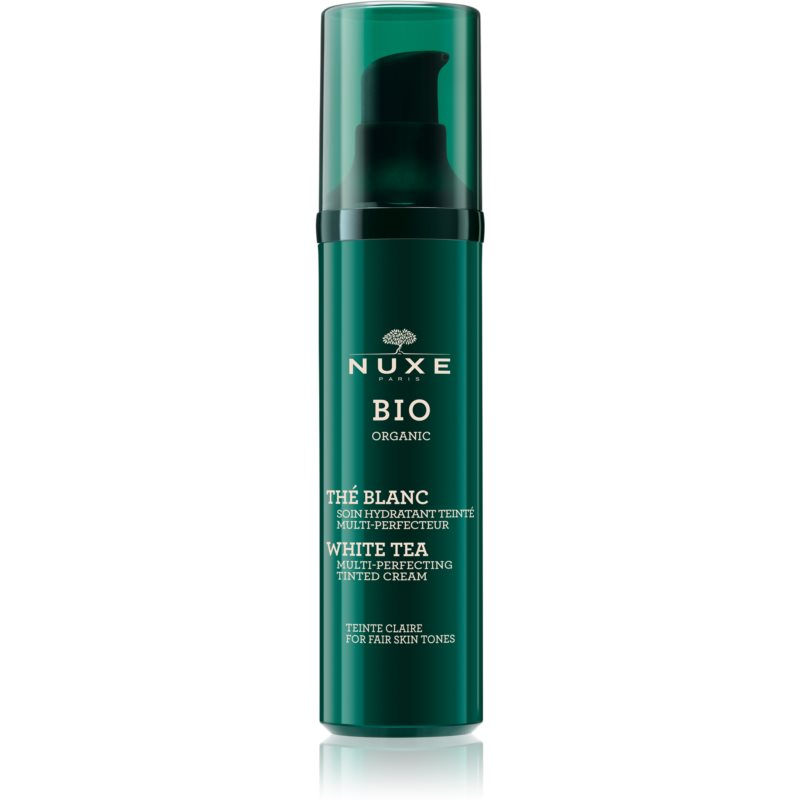 Nuxe Bio Organic White Tea Multi-Perfecting Tinted Gezichtscrème 50ml - Lichte Huidskleur