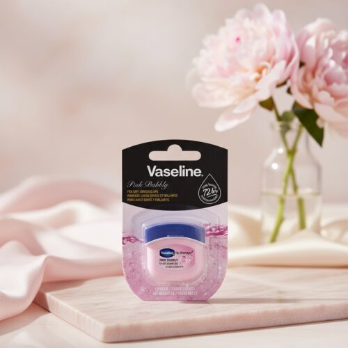 VASELINE JELLY pink bubbly lipstick jar 7 gr