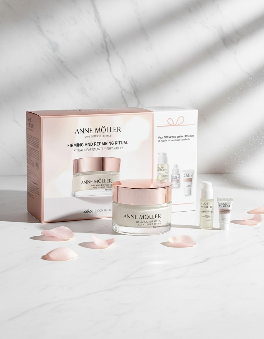 Anne MÖller ROSÂGE RICH REBALANCING REPAIRING CREAM SPF15 4-pack - Afbeelding 2