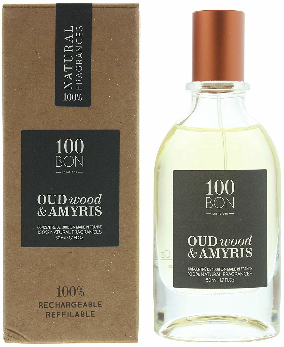 100BON Oud Wood & Amyris Eau de Parfum Concentrate 10ml Spray