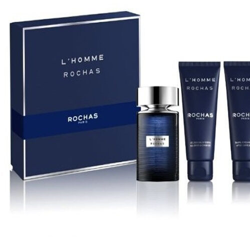 Rochas L'Homme Rochas Geschenkset 100ml EDT + 100ml Shower Gel + 100ml Body Lotion
