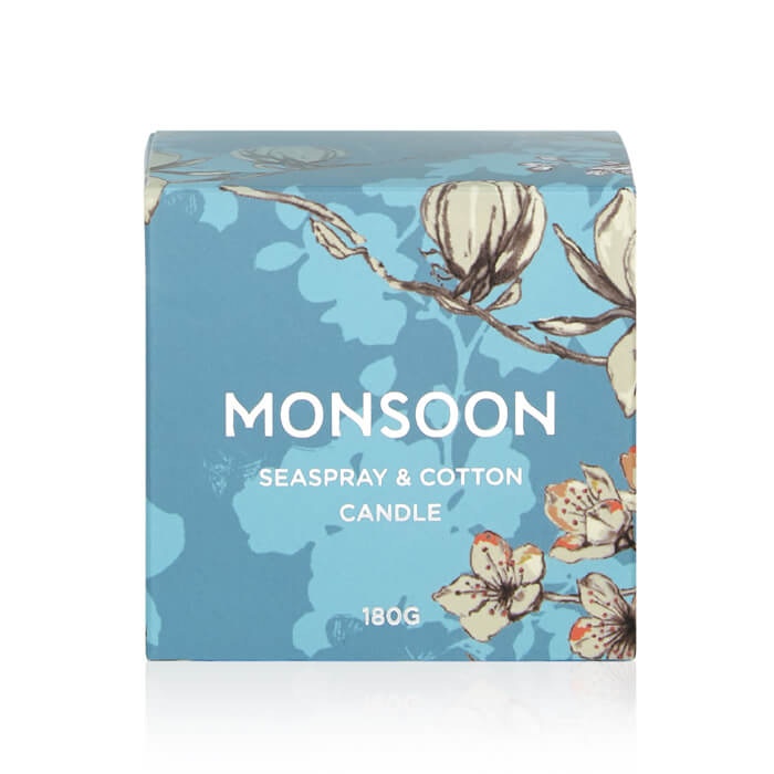 Monsoon Seaspray & Cotton Geurkaars 180g