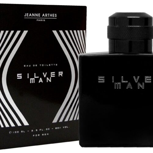 Jeanne Arthes Silver Man Eau de Toilette 100ml Spray