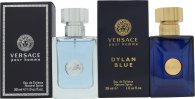 Versace Homme Geschenkset 30ml Pour Homme EDT + 30ml Pour Homme Dylan Blue EDT