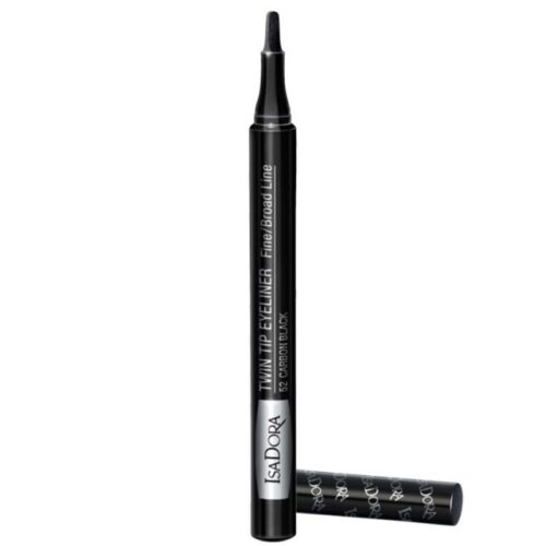 IsaDora Twin Tip Eyeliner 1ml - 52 Carbon Black
