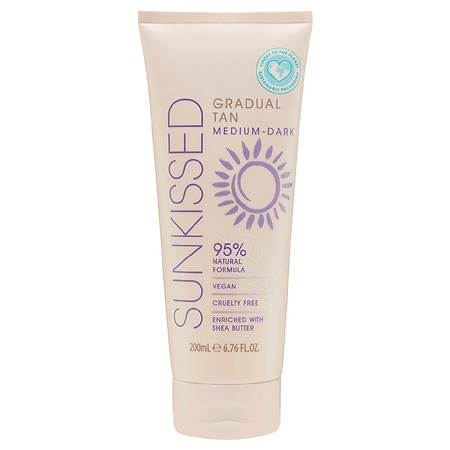 Sunkissed 95 Percent Natural Gradual Tan 200ml - Medium Dark