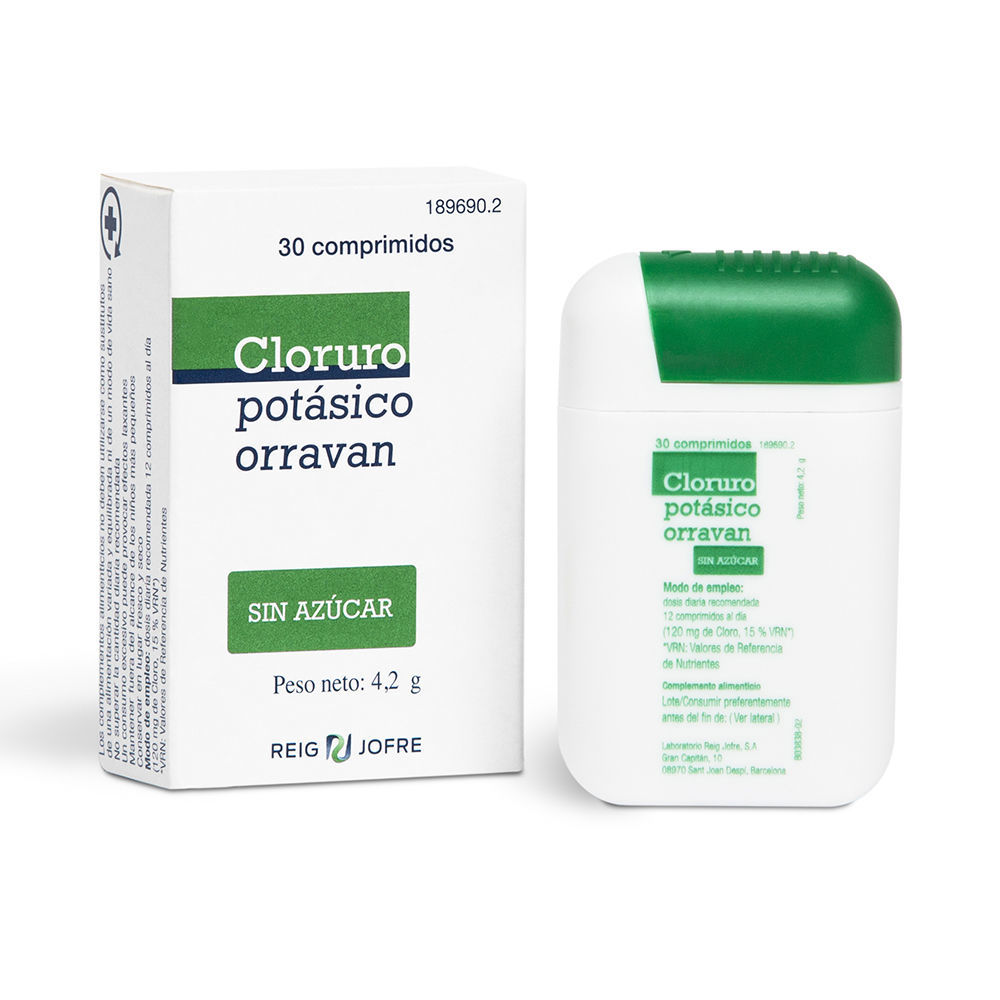 Orravan POTASSIUM CHLORIDE sugar-free 30 tablets