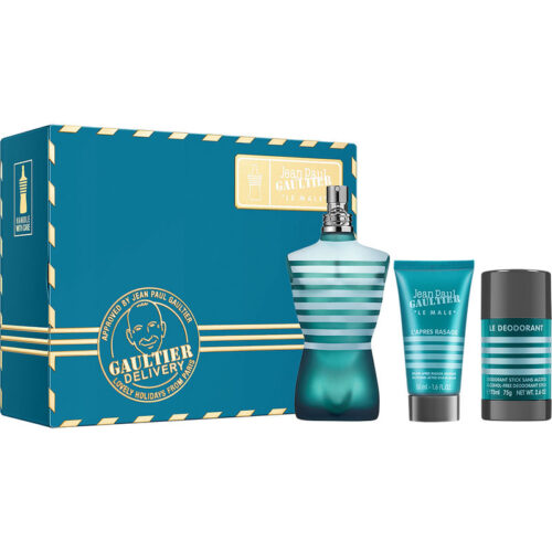 Jean Paul Gaultier Le Male Geschenkset 125ml EDT + 50ml Aftershave Balsem + 75g Deodorant Stick