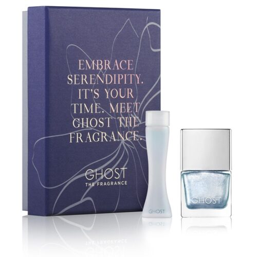 Ghost Original Geschenkset 5ml EDT + 10ml Ghost Metallic Blue Nagellak