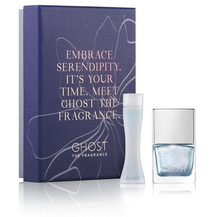 Ghost Original Geschenkset 5ml EDT + 10ml Ghost Metallic Blue Nagellak