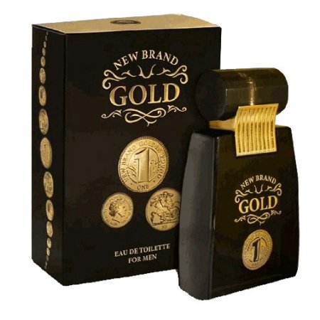 New Brand Gold For Men Eau de Toilette 100ml Spray