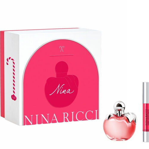 Nina Ricci Nina Geschenkset 50ml EDT + 2.5g Its Lipstick - Iconic Pink