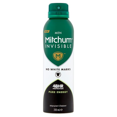 Mitchum Invisible 48hr Pure Energy Antiperspirant Deodorant Spray 200ml