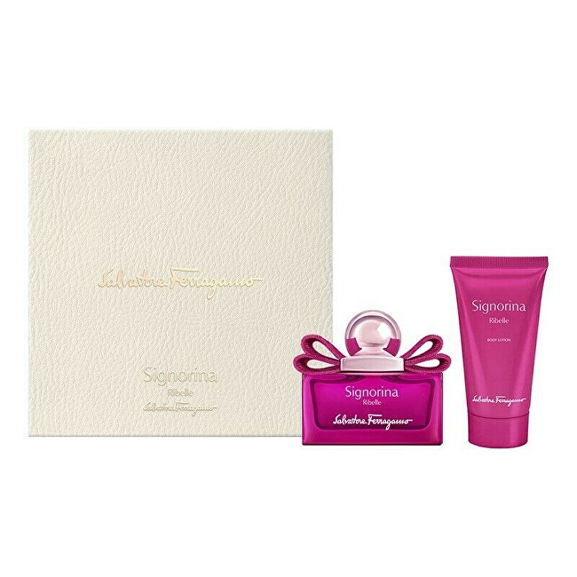 Salvatore Ferragamo Signorina Ribelle Geschenkset 30ml EDP + 50ml Body Lotion