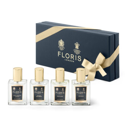 Floris Geschenkset 15ml Night Scented Jasmine EDT + 15ml Bouquet De La Reine EDT + 15ml White Rose EDT + 15ml Chypress EDT