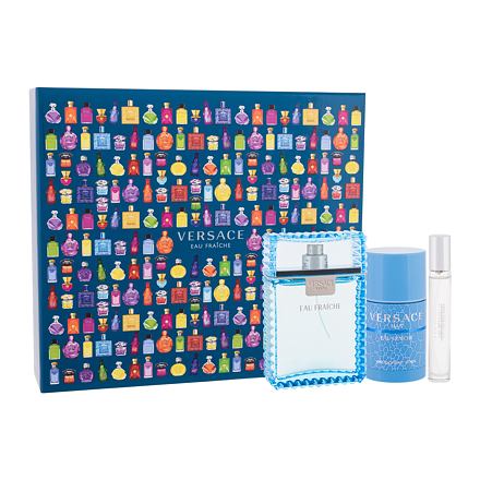 Versace Man Eau Fraiche Geschenkset 100ml EDT + 75ml Deodorant Stick + 10ml EDT