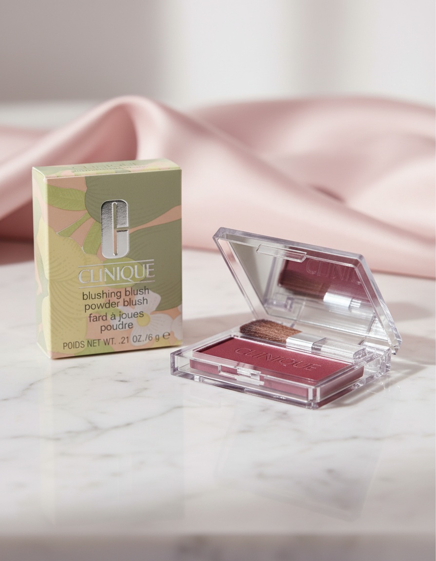 Clinique BLUSHING BLUSH powder blush #115-smoldering plum - Afbeelding 2